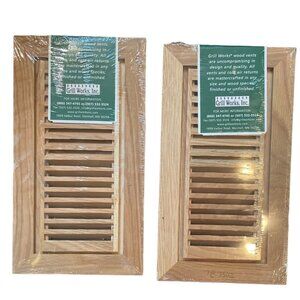 Grill Works Wooden White Oak Pearl Finish Vents New